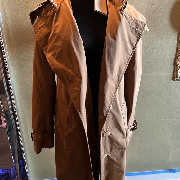 Burberry Detachable Hood Taffeta Trench Coat - Picture 10 of 10